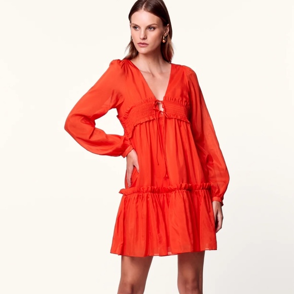 COPY - Nicholas Rent the Runway Fire Brynn dress sz M $445 - Picture 3 of 4